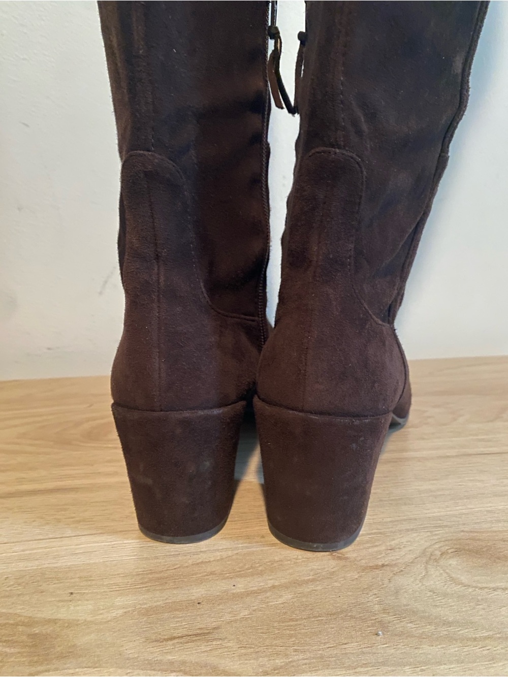 Stuart Weitzman - Over the Knee Brown Suede Boots Women’s 9 Made in Spain - Picture 3 of 10